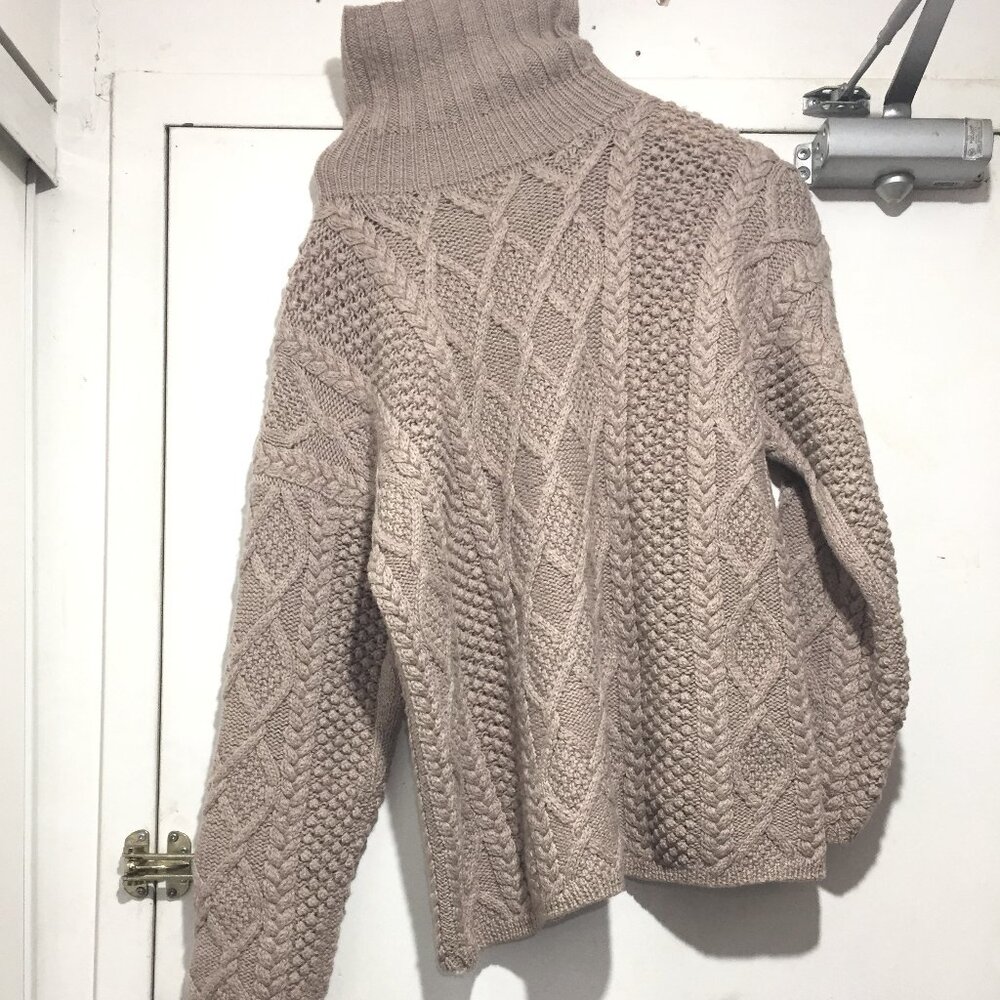 J. CREW KNIT WOOL TURTLENECK SWEATERS SIZE M